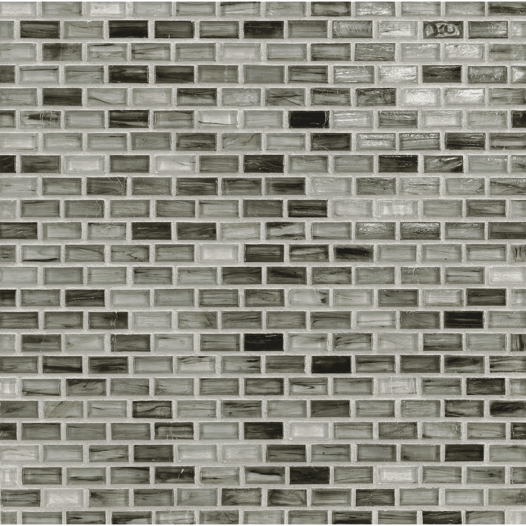 TOZEN: Vanadium 0.5"x1" Staggered Joint Field Mosaic (12.51"x12.51" | natural)
