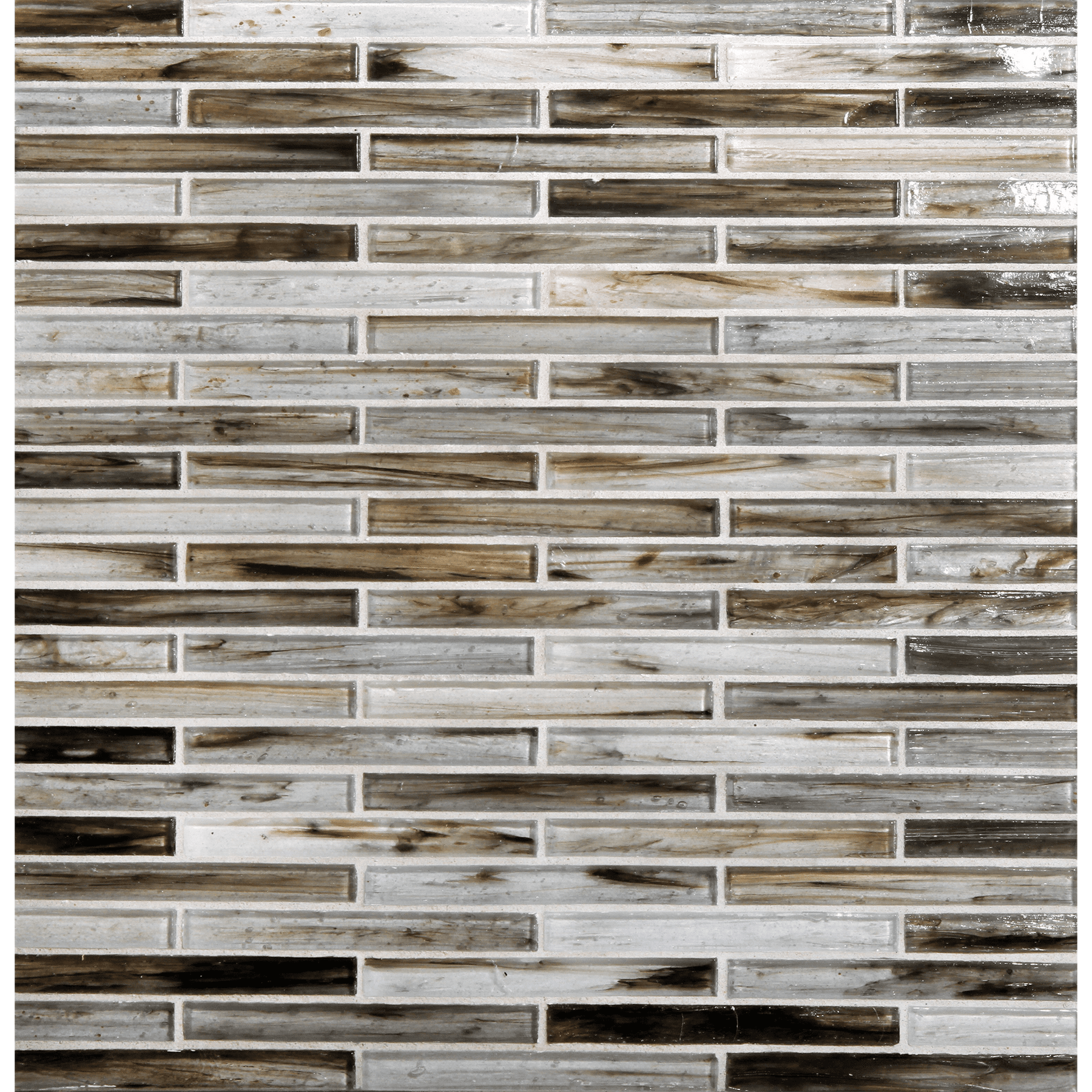 TOZEN: Vanadium 0.5"x4" Staggered Joint Field Mosaic (9.92"x12.14" | natural)