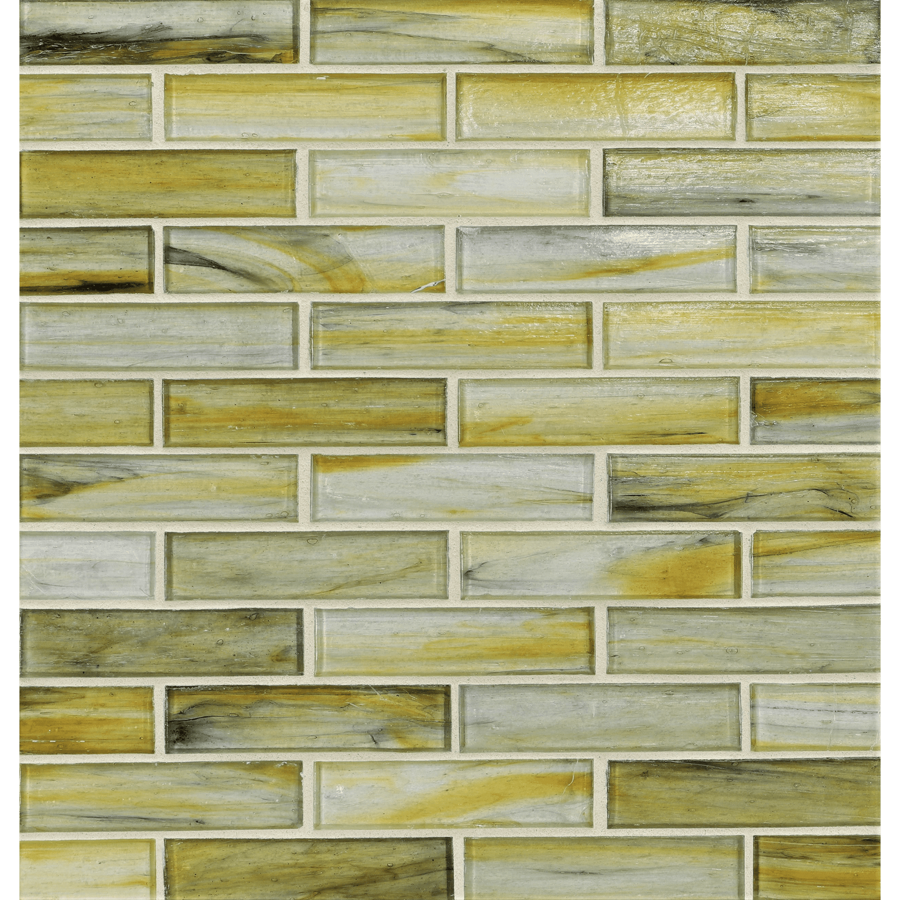 TOZEN: xenon 1"x4" Staggered Joint Field Mosaic (9.92"x12.41" | natural)