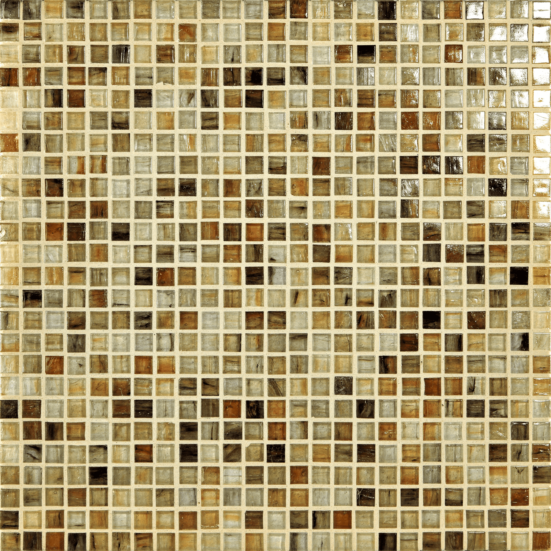 TOZEN: Yttrium 0.5"x0.5" Straight Stack Field Mosaic (12.52"x12.52" | natural)