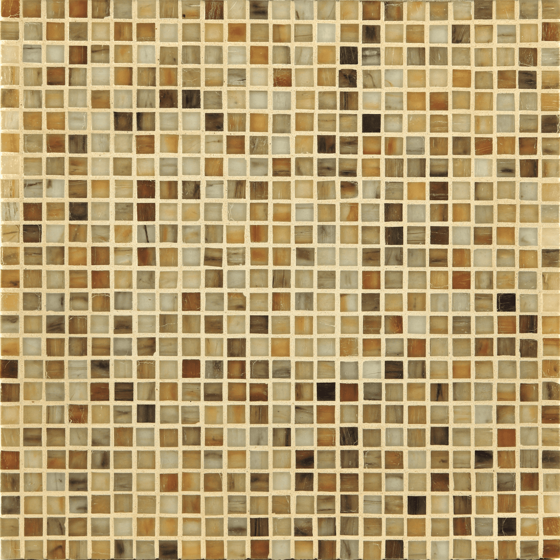 TOZEN: Yttrium 0.5"x0.5" Straight Stack Field Mosaic (12.52"x12.52" | silk)