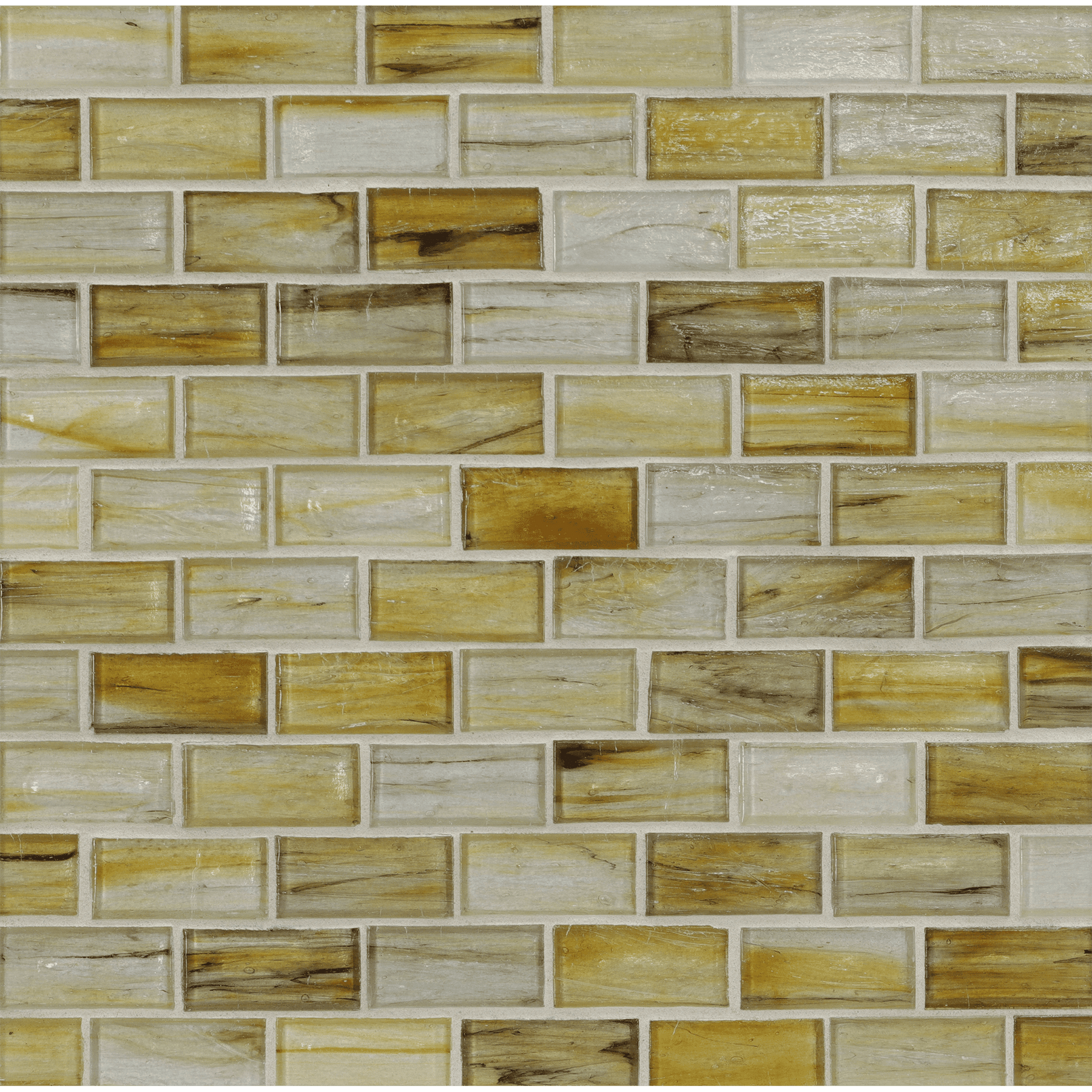 TOZEN: Yttrium 1"x2" Staggered Joint Field Mosaic (11.52"x12.51" | natural)