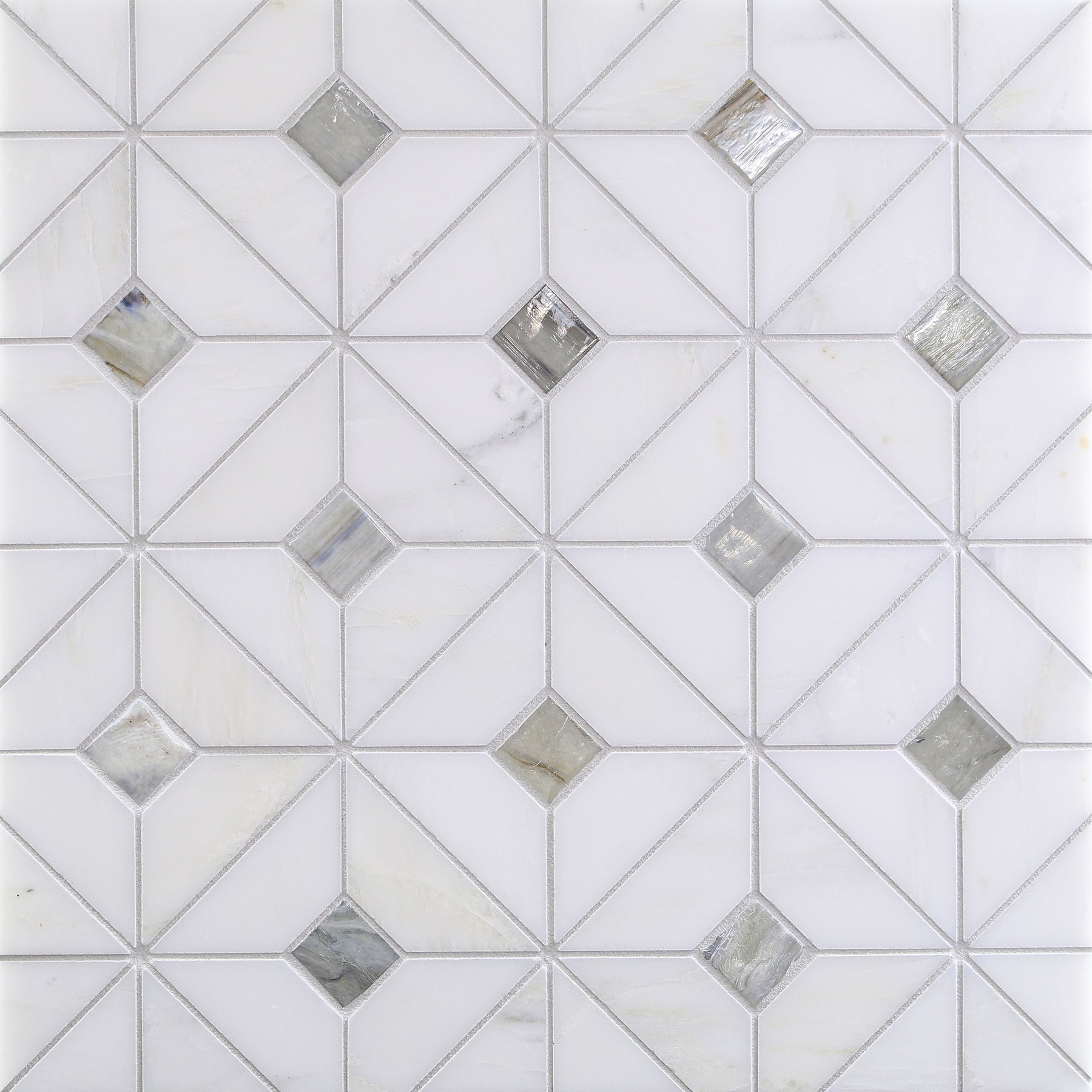 VESUVIO: Himalayan Quilt Lattice Field Mosaic (9.76"x9.76" | multi)