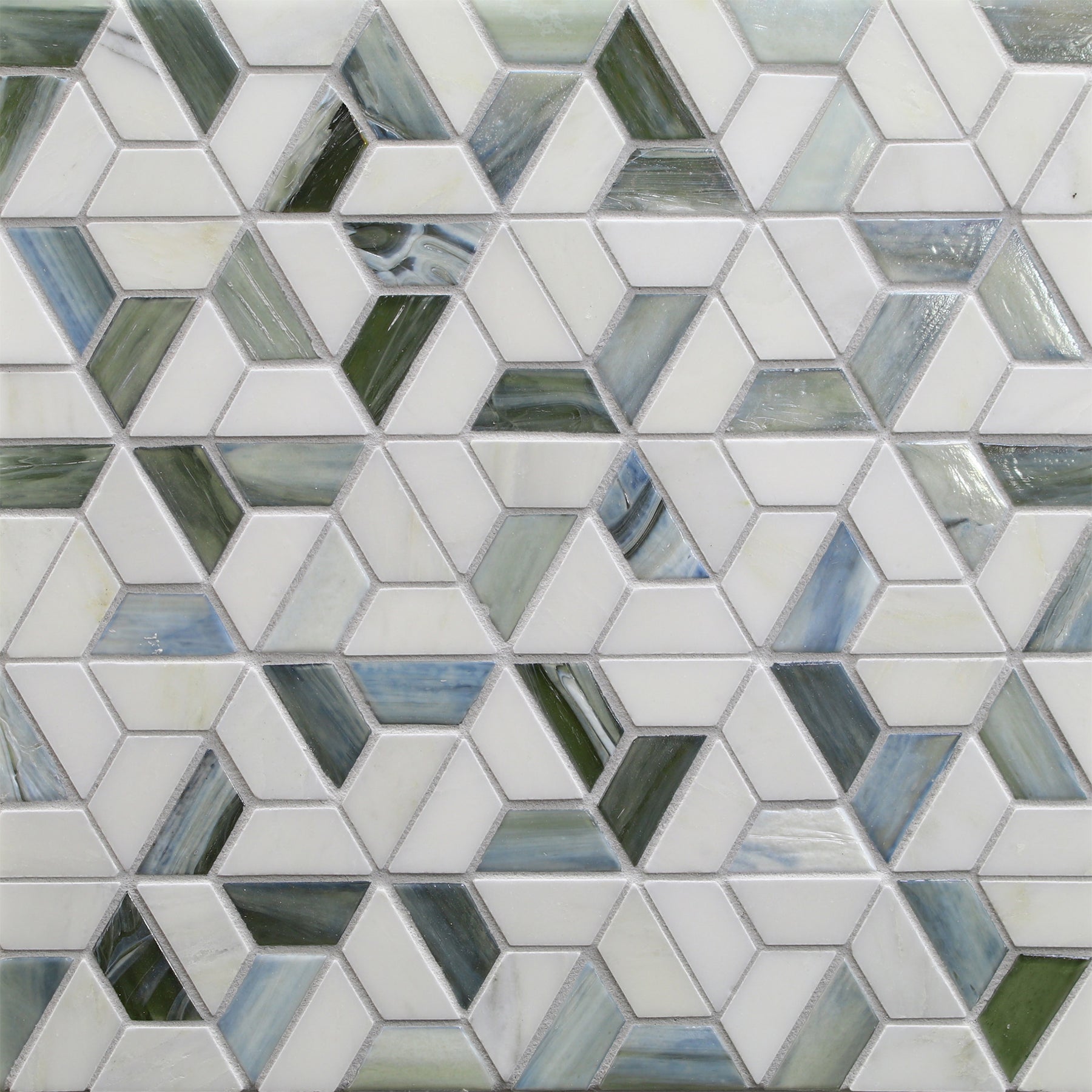 VESUVIO: Rock Garden Kindred Hexagonal Field Mosaic (11.42"x10.04" | multi)