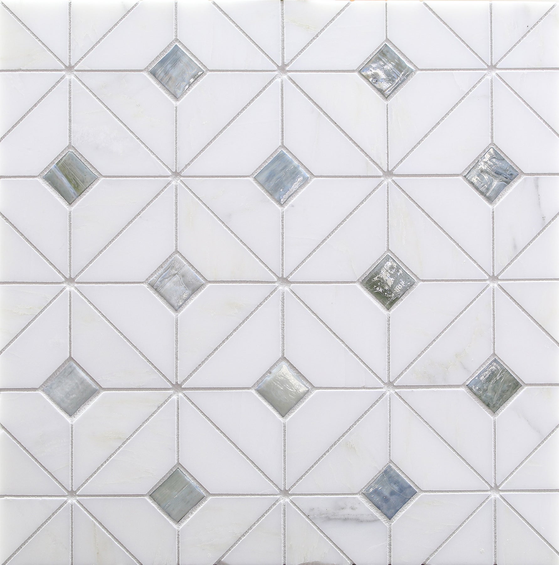 VESUVIO: Rock Garden Quilt Lattice Field Mosaic (9.76"x9.76" | multi)