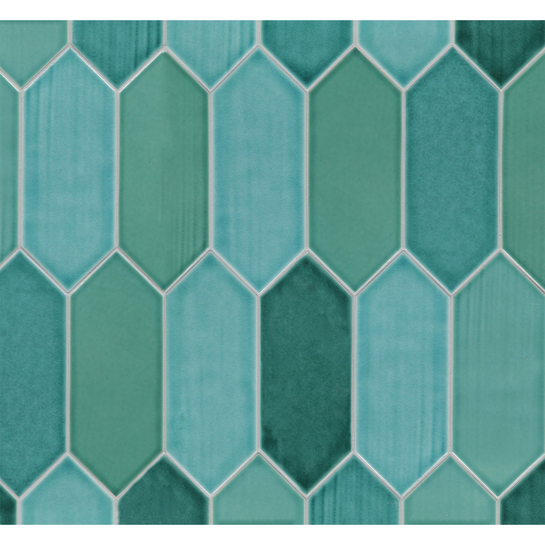 WATERCOLORS: O Keefe Picket Field Tile (3 1/2"x9 1/2" | matte)