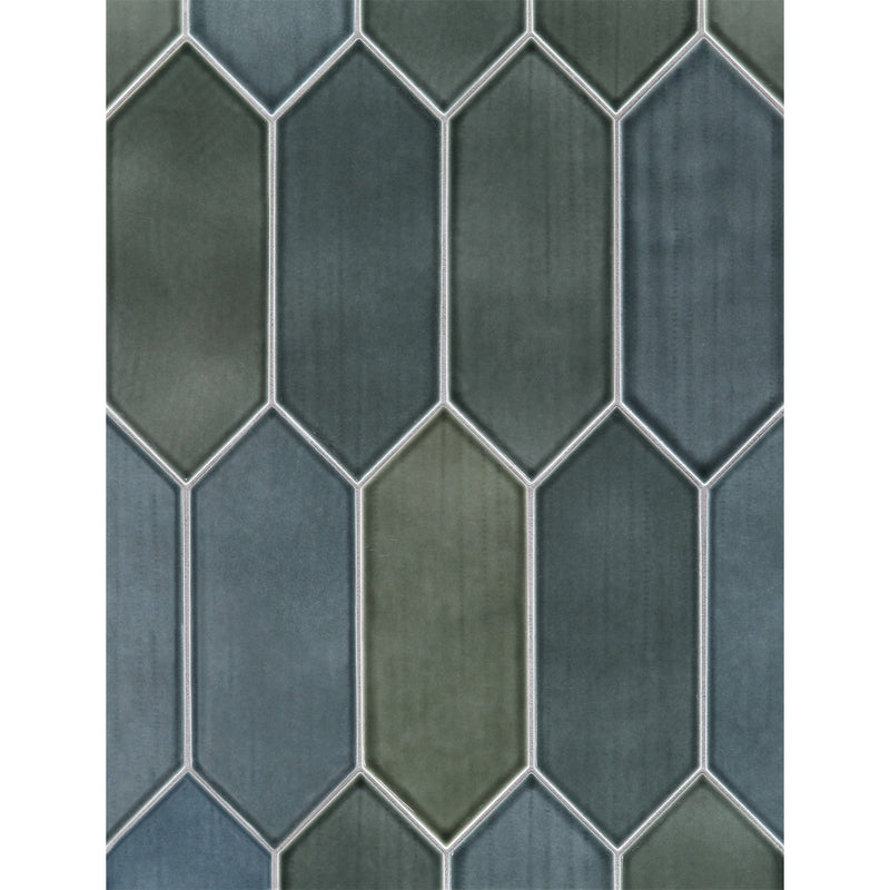 WATERCOLORS: Van Gogh Picket Field Tile (3 1/2"x9 1/2" | matte)