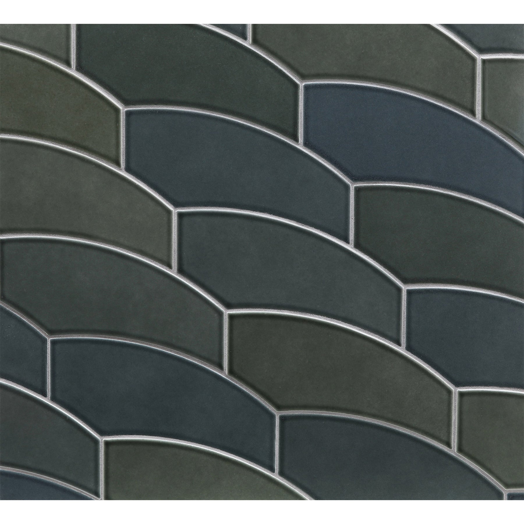WATERCOLORS: Van Gogh Plume Feather Field Tile (3"x9" | matte)