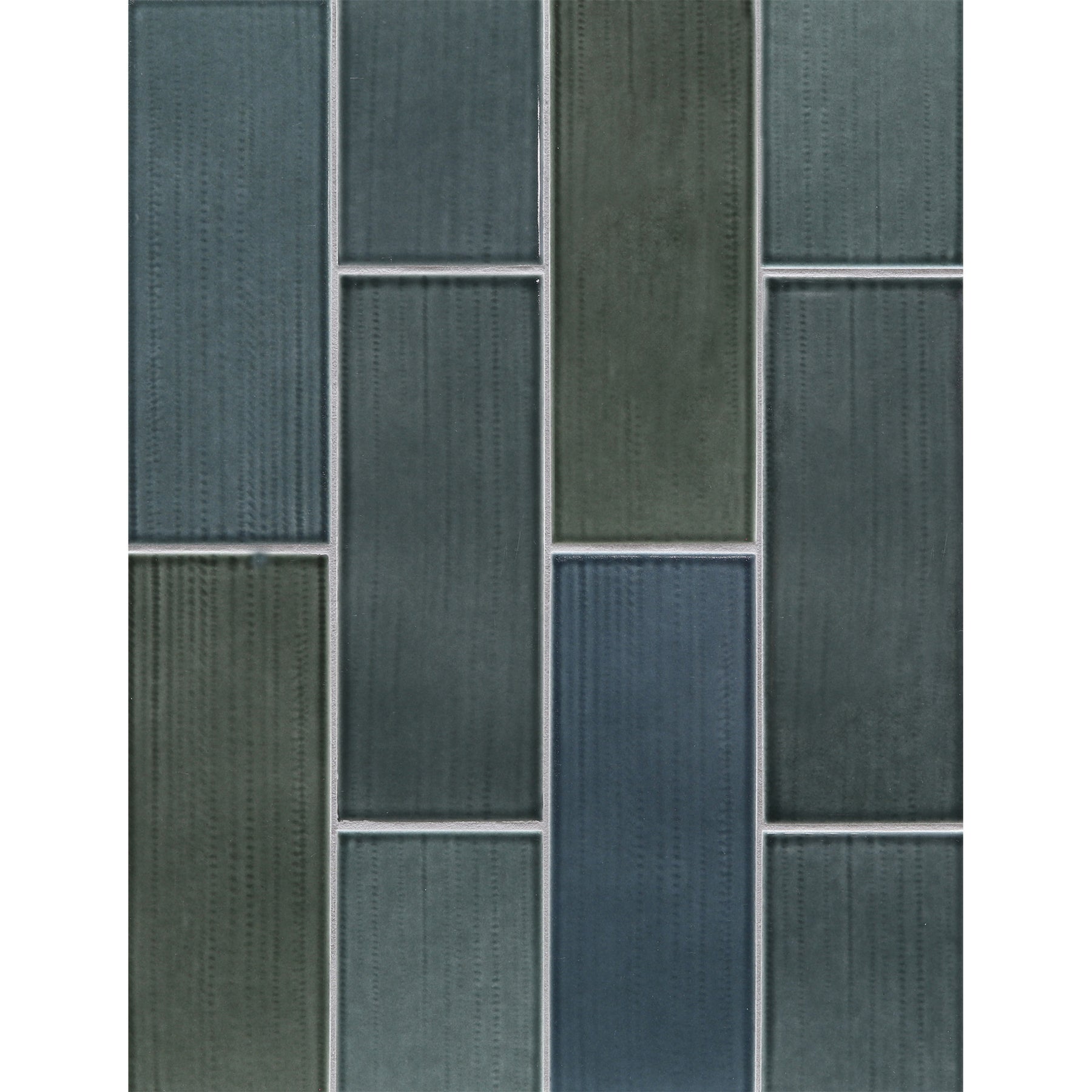 WATERCOLORS: Van Gogh Post Rectangle Field Tile (3 1/2"x9 1/2" | matte)