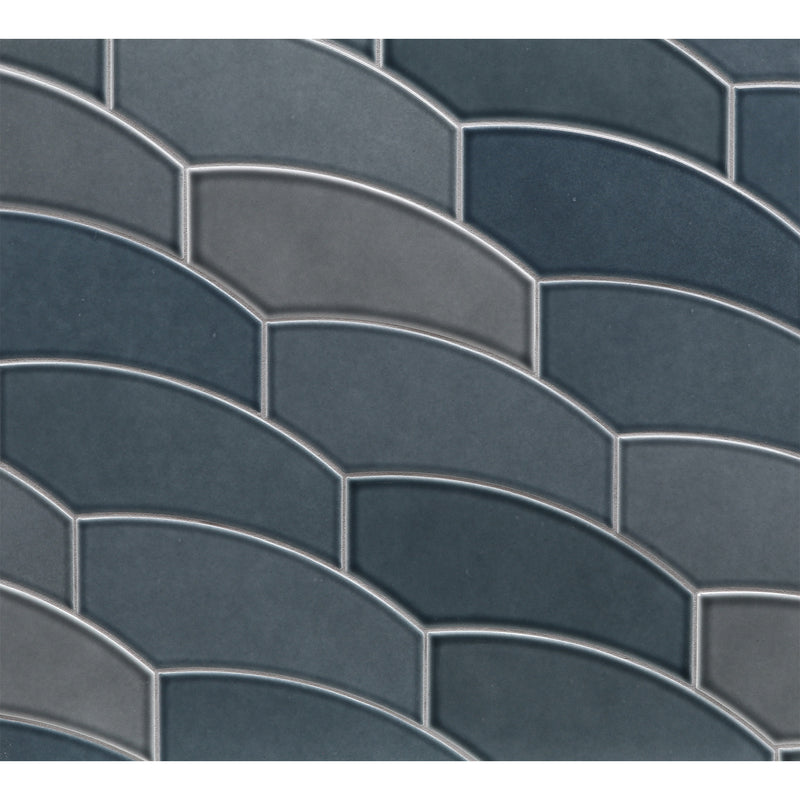 WATERCOLORS: Whitney Plume Feather Field Tile (3"x9" | matte)