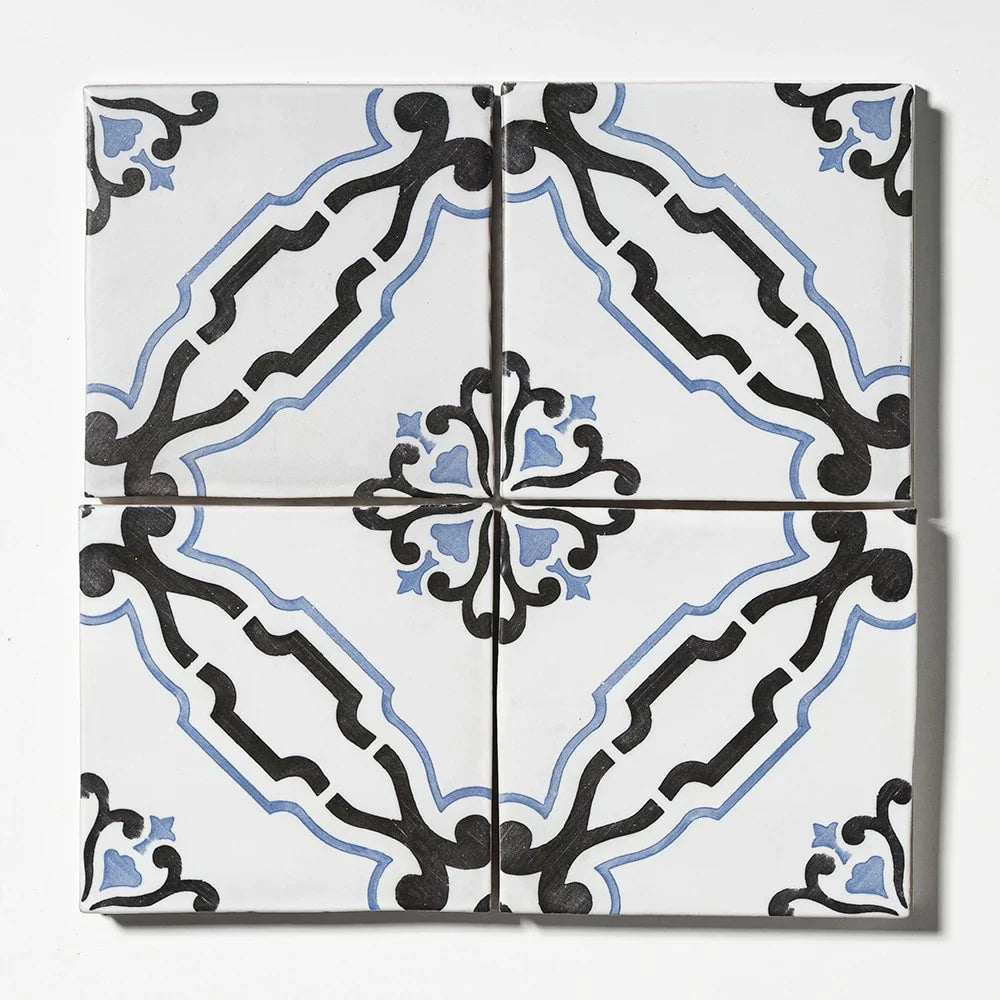 leitmotif link refrain ceramic deco tile 6x6x3_8 matte distributed by surface group