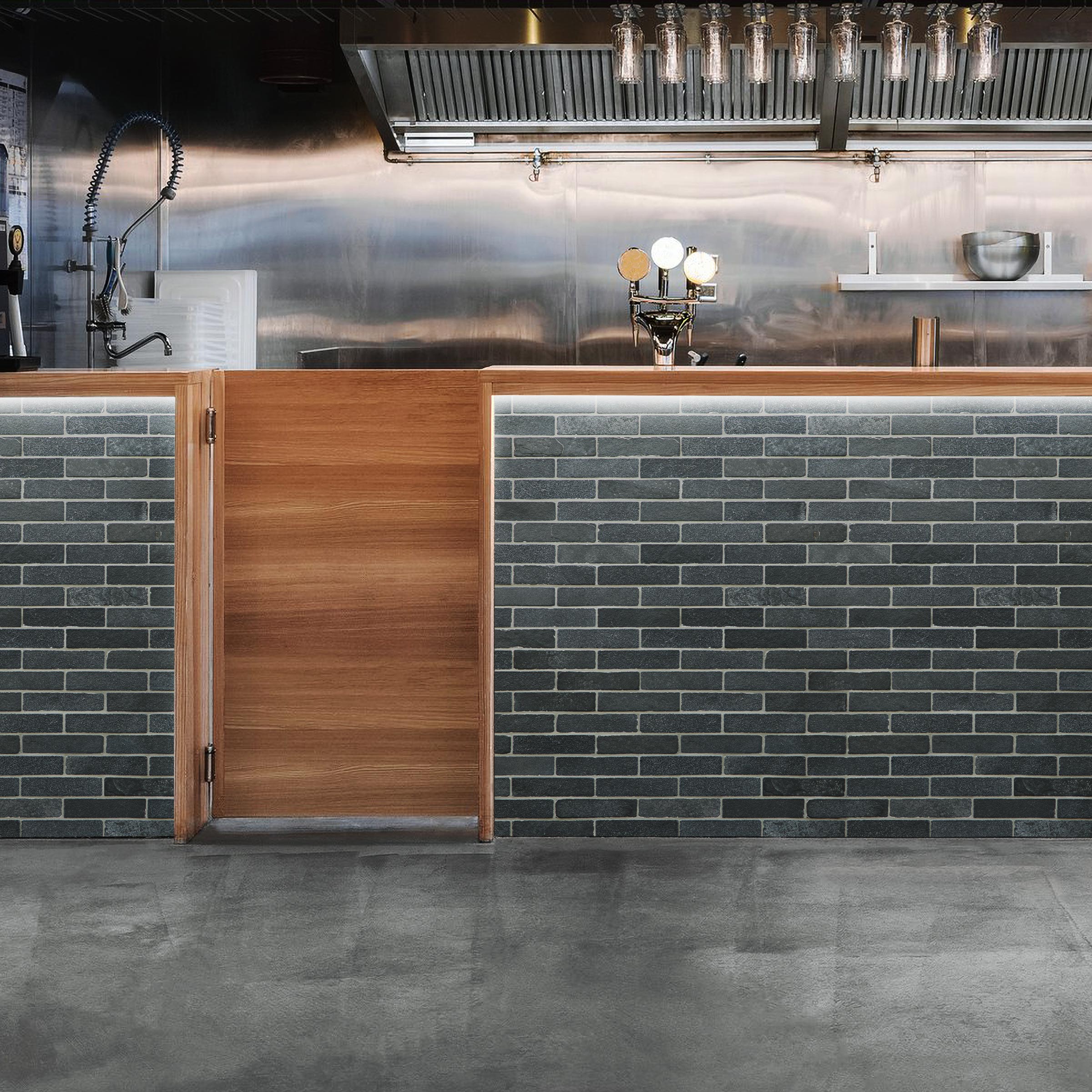 lime black limestone brick offset tumbled charcoal medium grey 2x8x3_8 interior surface group natural stone resource
