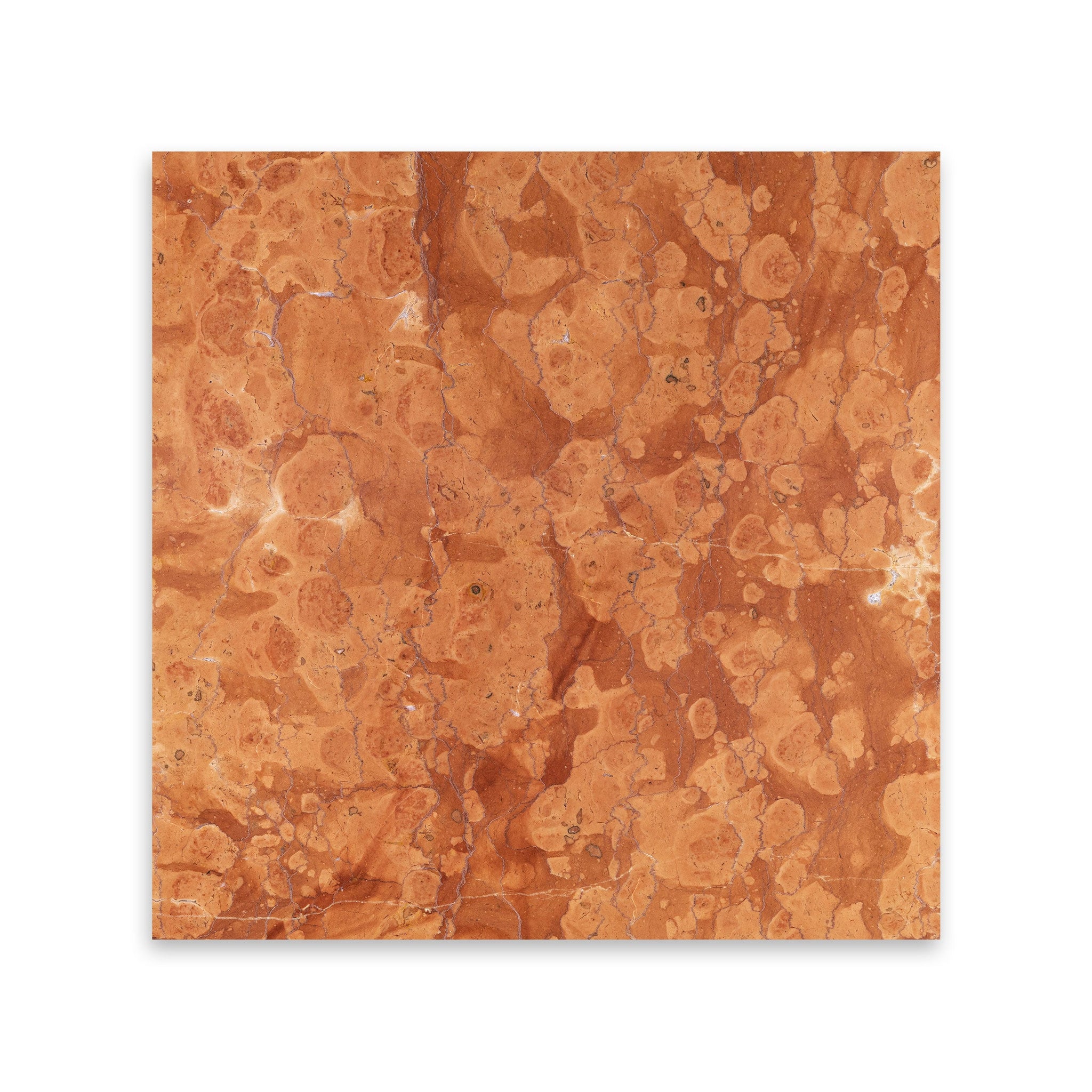 Rosa Verona Marble Square Field Tile | 12