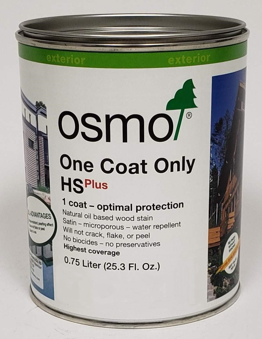 OSMO: One Coat Only HS Plus Wood Finish #9207 (Quartz Gray | 0.75L | Exterior)