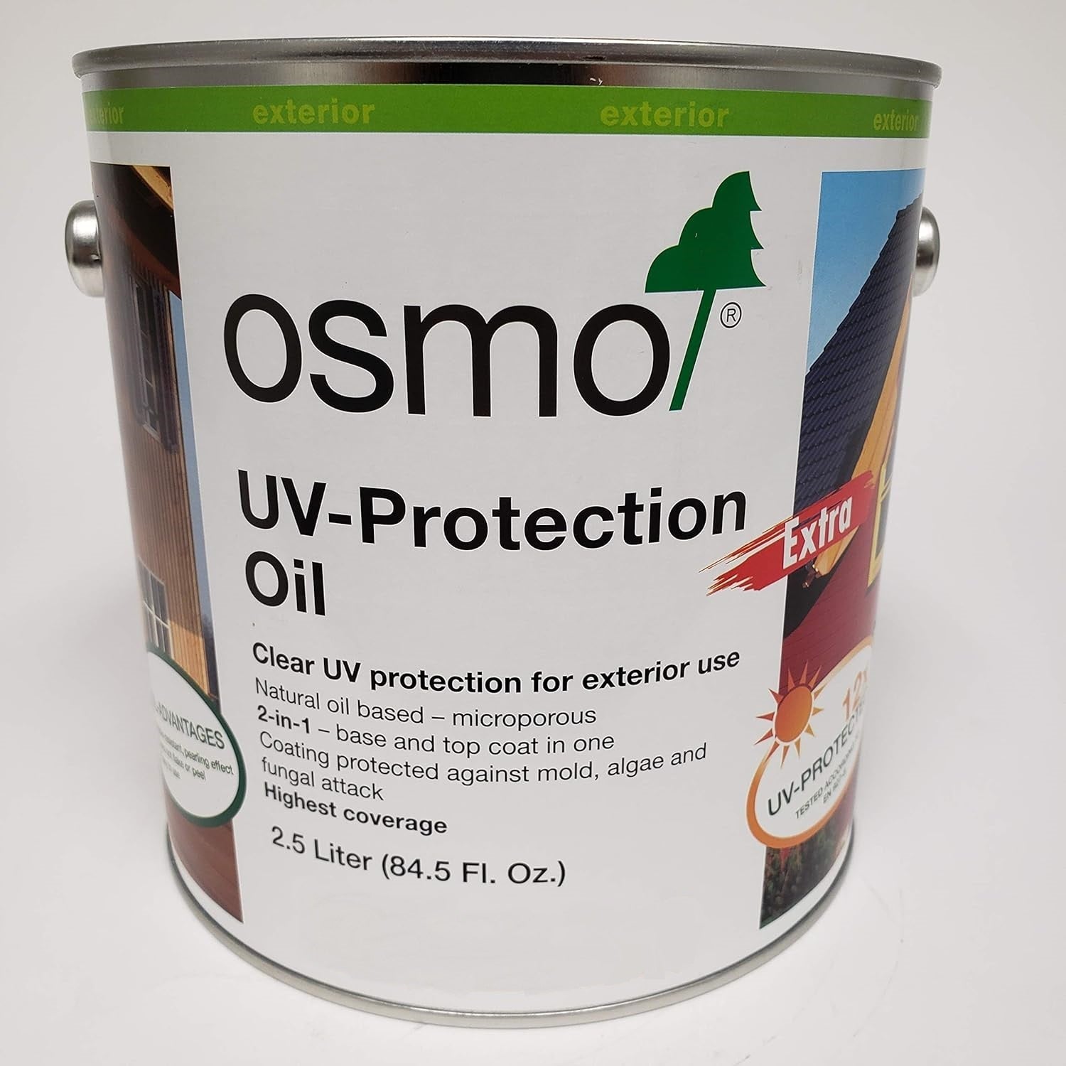 OSMO: UV-Protection Oil Wood Finish #420 (Clear Extra | 2.5L | Exterior)