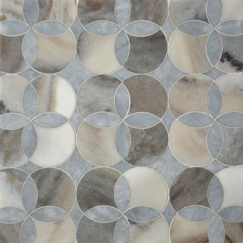talia afyon grey palisandra constantine marble mosaic 13&5_8x13&5_8x3_8 multi finish distributed by surface group