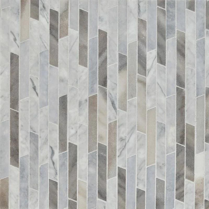 talia afyon grey palisandra rhodes marble mosaic 8&13_16x&14&5_16x3_8 multi finish distributed by surface group