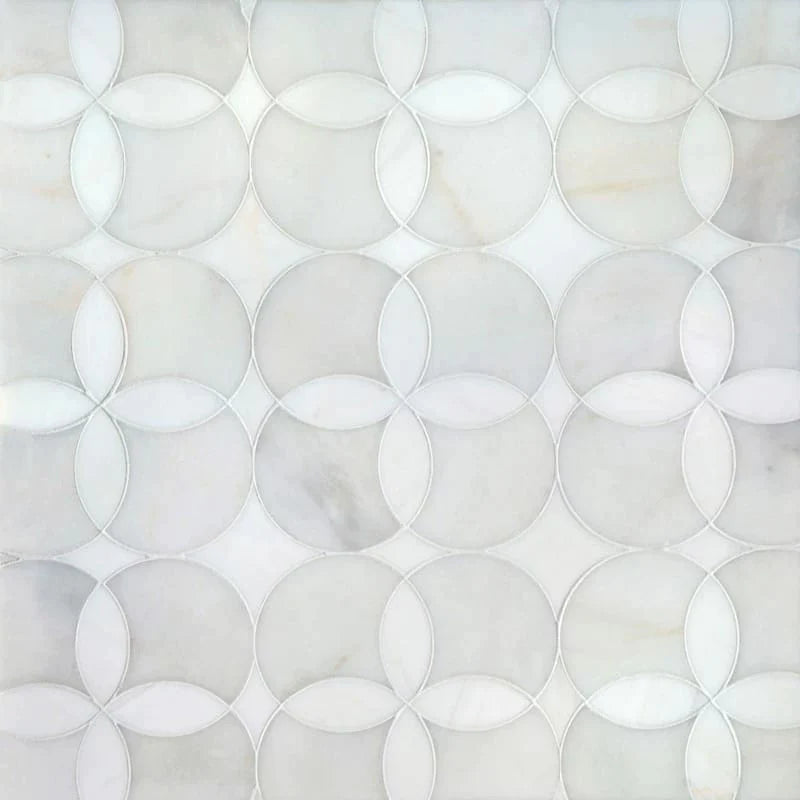 talia afyon white dolomite constantine marble mosaic 13&5_8x13&5_8x3_8 multi finish distributed by surface group