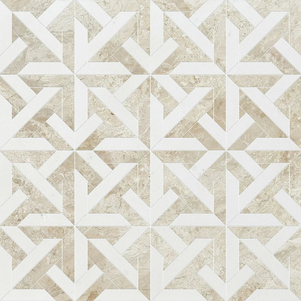 talia aspen diana royal marmara marble mosaic 9&11_16x9&11_16x3_8 honed distributed by surface group