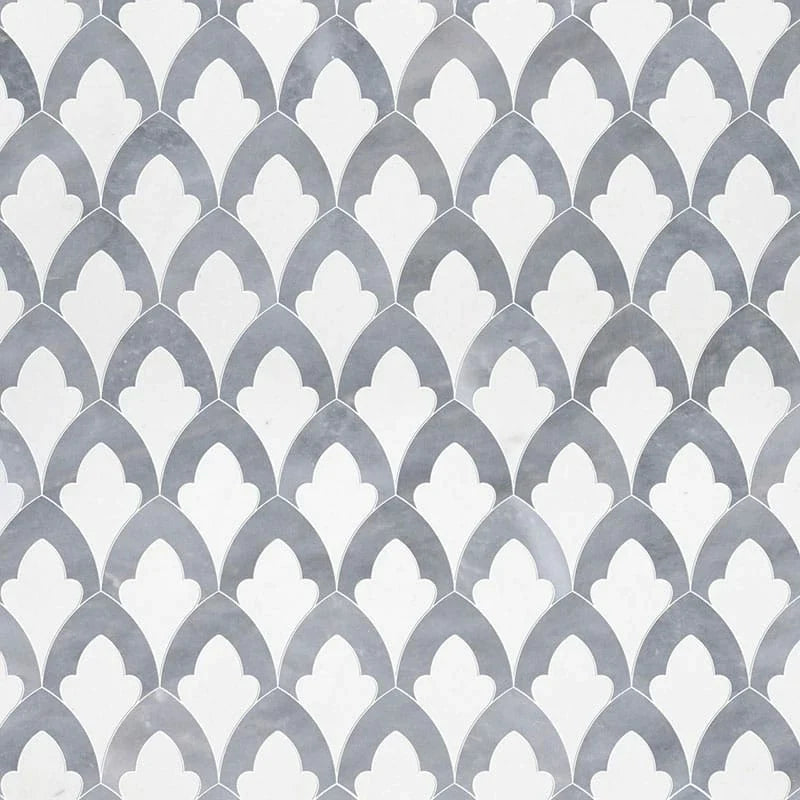 talia aspen white allure light sophia marble mosaic 8&3_4x13&1_2x3_8 multi finish distributed by surface group