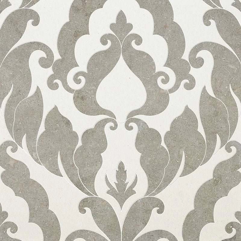 talia champagne olive green rumi limestone mosaic 13&9_16x18x3_8 multi finish distributed by surface group