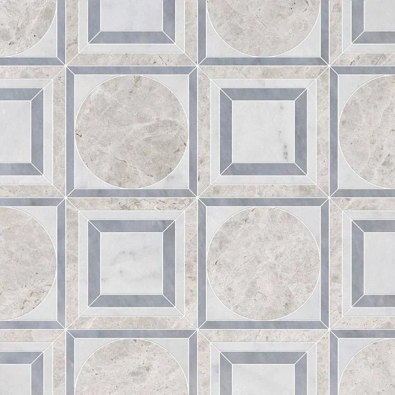 talia silver shadow glacier allure light cicero marble mosaic 12x12x3_8 multi finish distributed by surface group