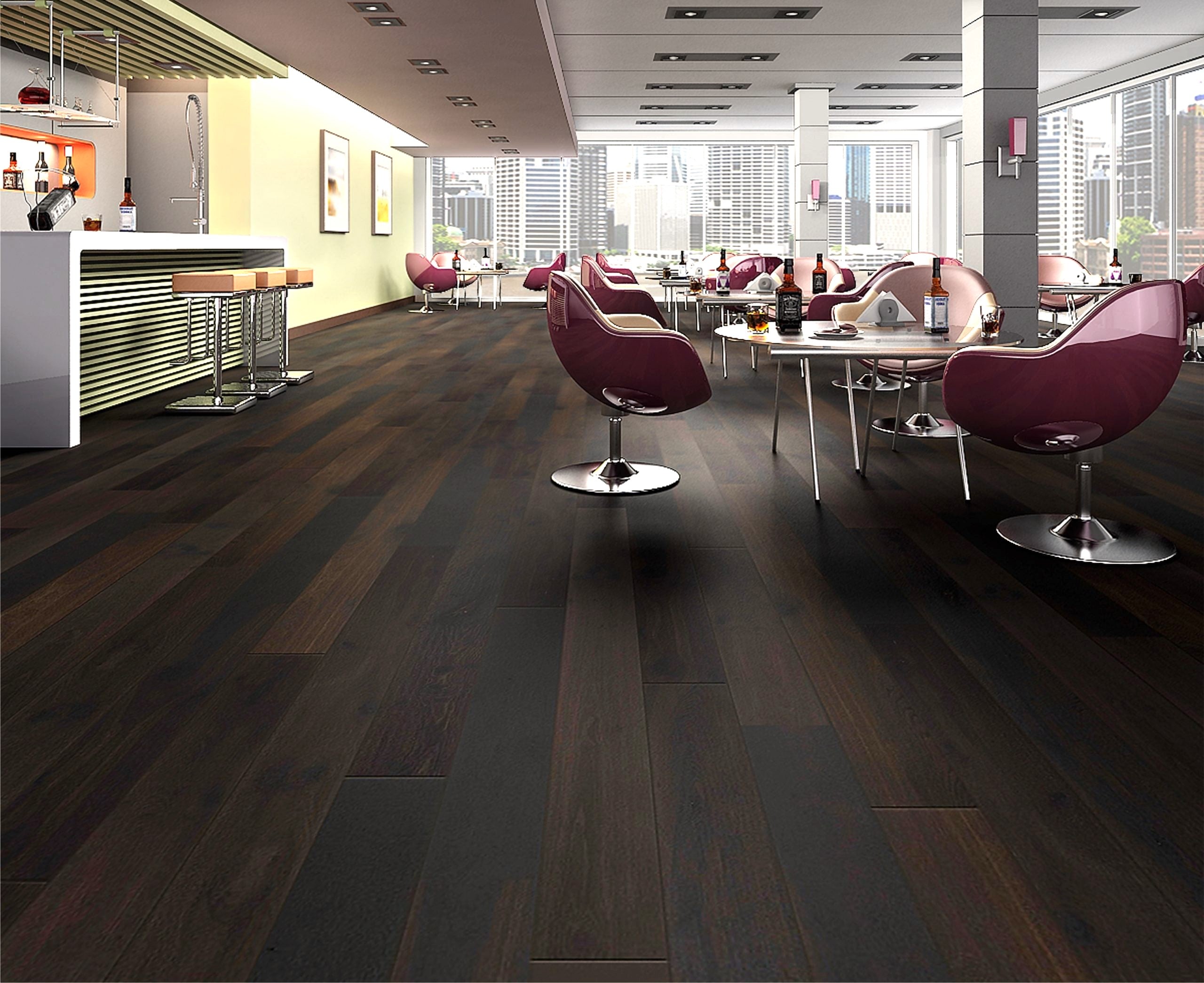 LANDSCAPE: Champagne White Oak Engineered Hardwood Plank (8"X<86.6"X¾" | Wire Brush)