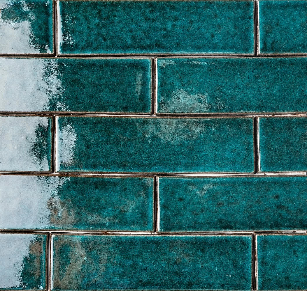 thin brick aquamarine field tile 2&1_4x7&7_8x3_8 glossy distributed by surface group