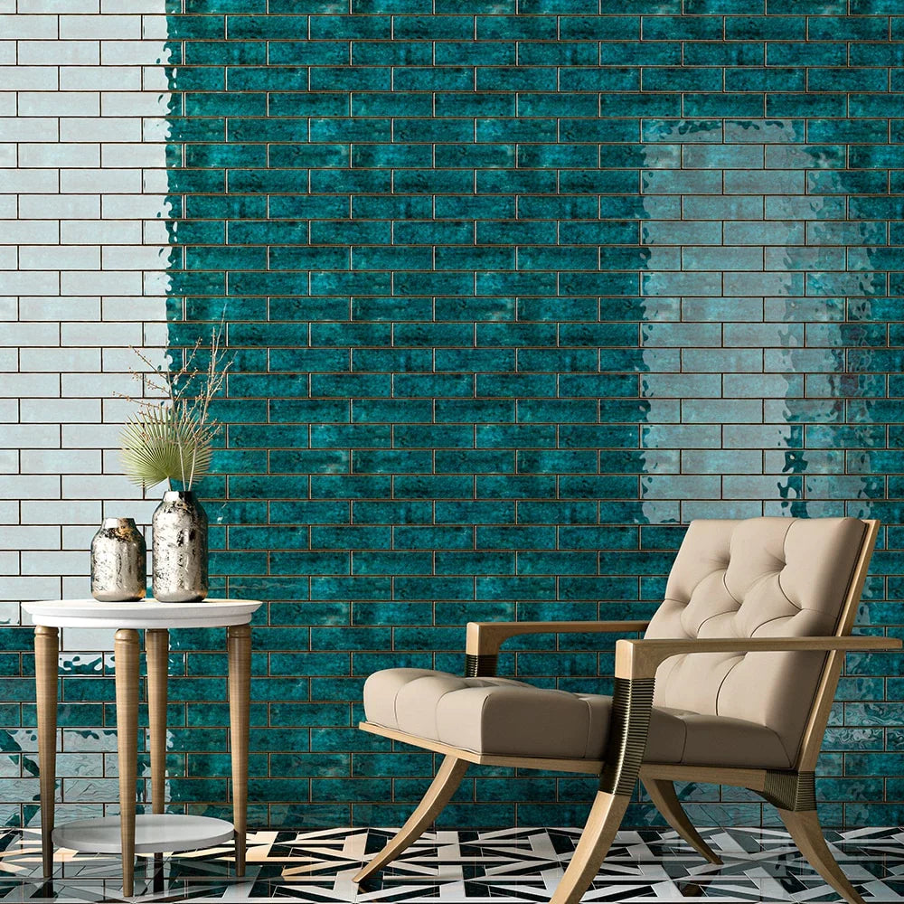 thin brick aquamarine field tile 2&1_4x7&7_8x3_8 glossy distributed by surface group