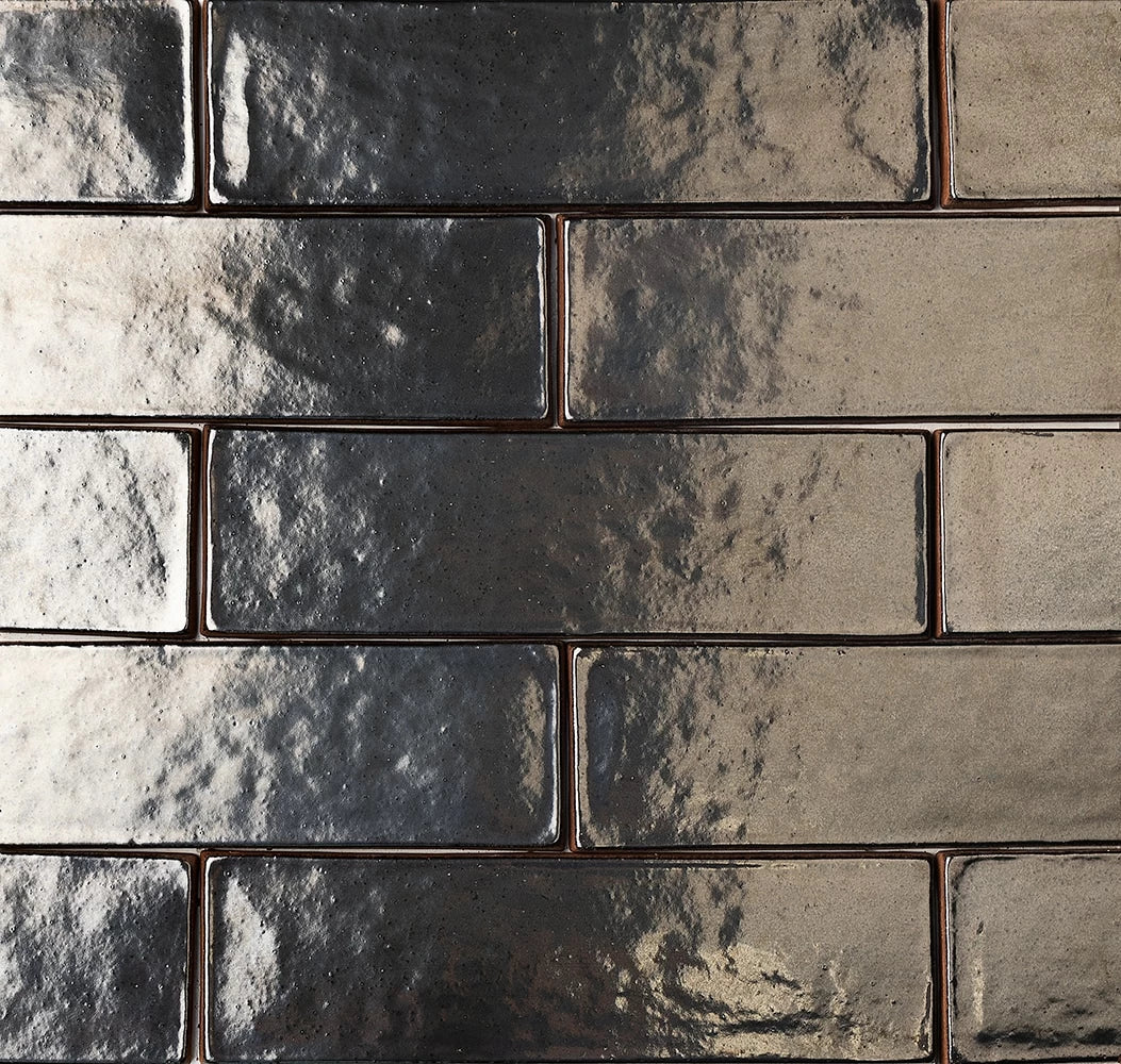 thin brick gun metal field tile 2&1_4x7&7_8x3_8 glossy distributed by surface group