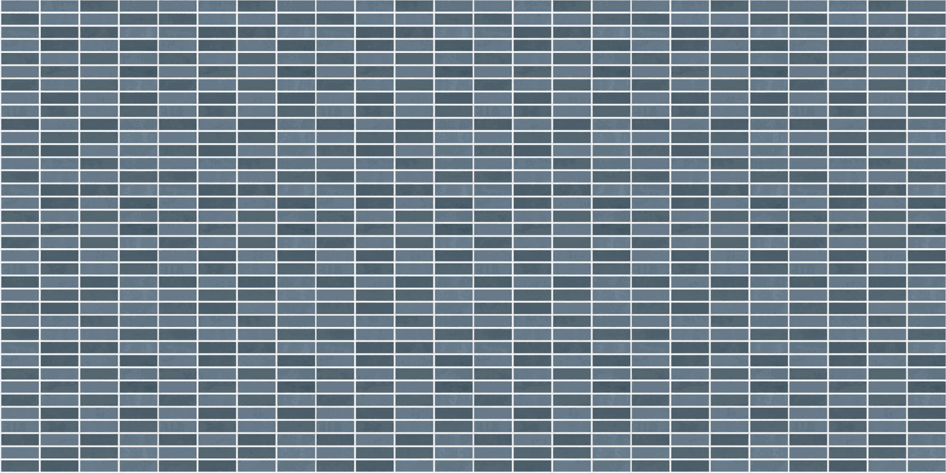 landmark 9mm vision color mix blue straight stack 1x3 mosaic 12x12x9mm matte rectified porcelain tile distributed by surface group international