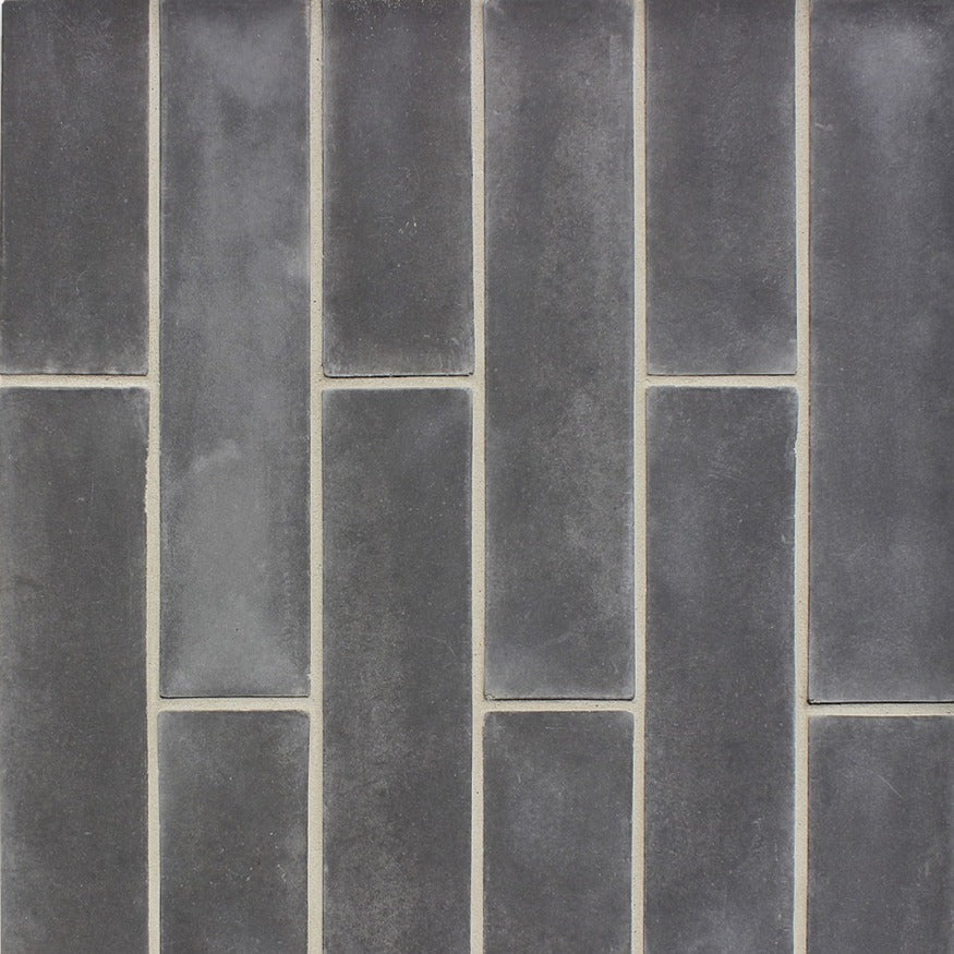 Artillo Concrete Field Tile: Charcoal Gray Rectangle (4"x16")