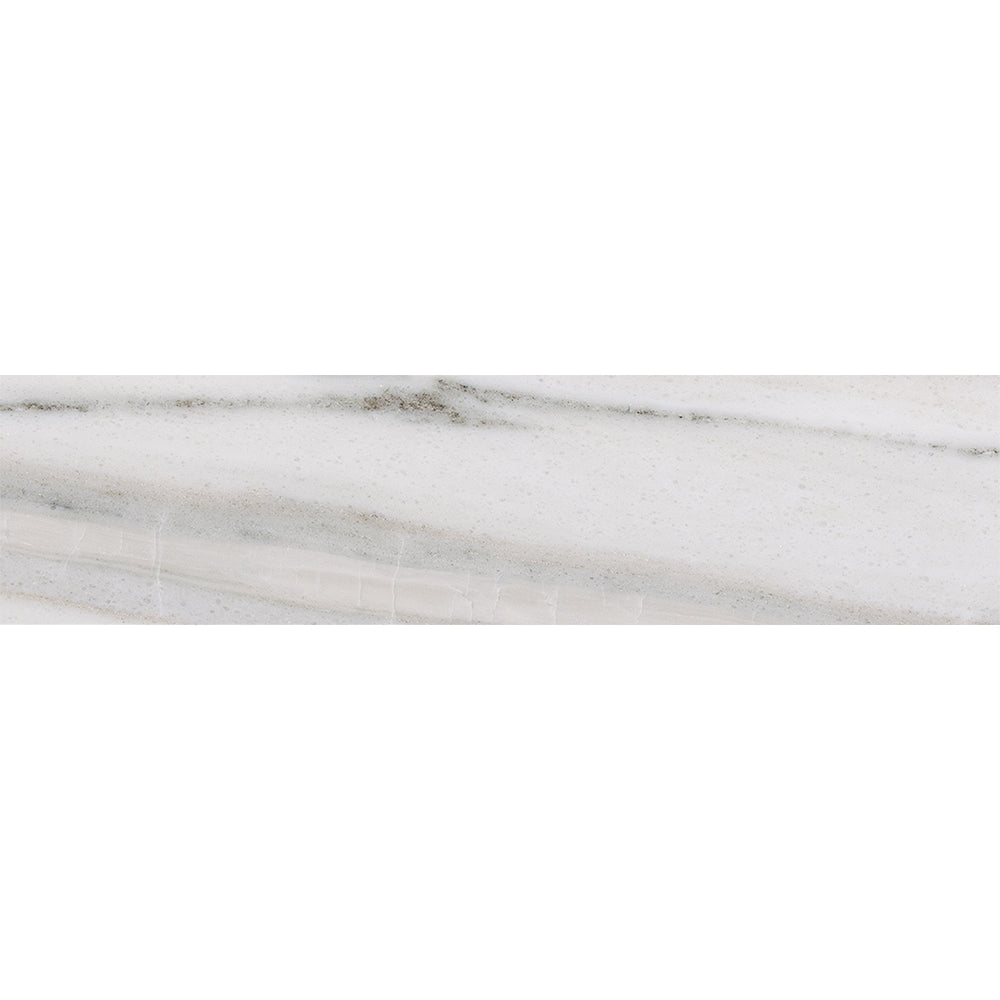 skyline marble natural stone field tile rectangle shape polished finish 3 by 12 by 1 of 2 straight edge for interior and exterior applications in shower kitchen bathroom backsplash floor and wall produced by marble systems and distributed by surface group international