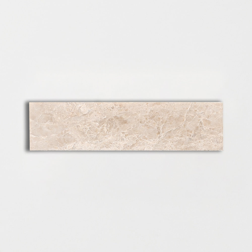 diana royal marble natural stone field tile rectangle shape polished finish 2 by 8 by 1 of 2 straight edge for interior and exterior applications in shower kitchen bathroom backsplash floor and wall produced by marble systems and distributed by surface group international