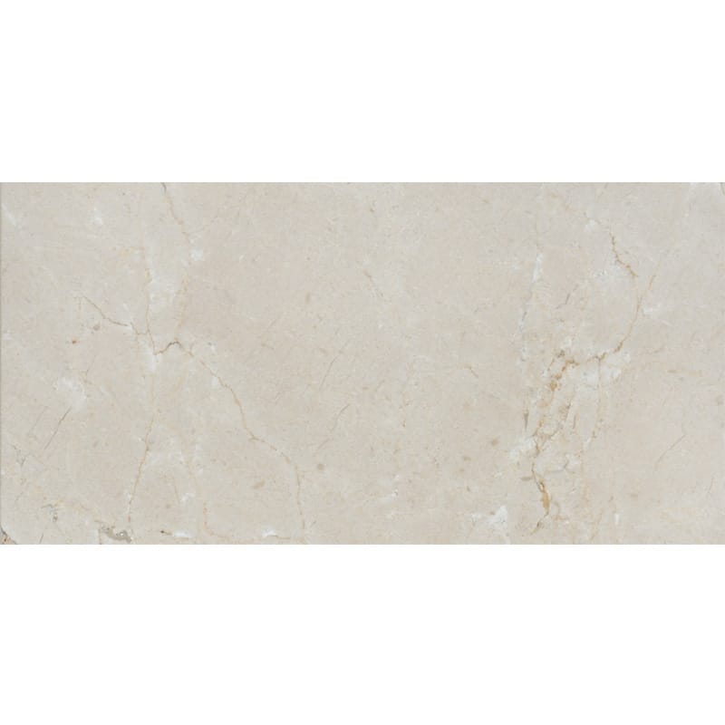 crema marfil marble natural stone field tile rectangle shape polished finish 2 and 3 of 4 by 5 and 1 of 2 by 3 of 8 straight edge for interior and exterior applications in shower kitchen bathroom backsplash floor and wall produced by marble systems and distributed by surface group international
