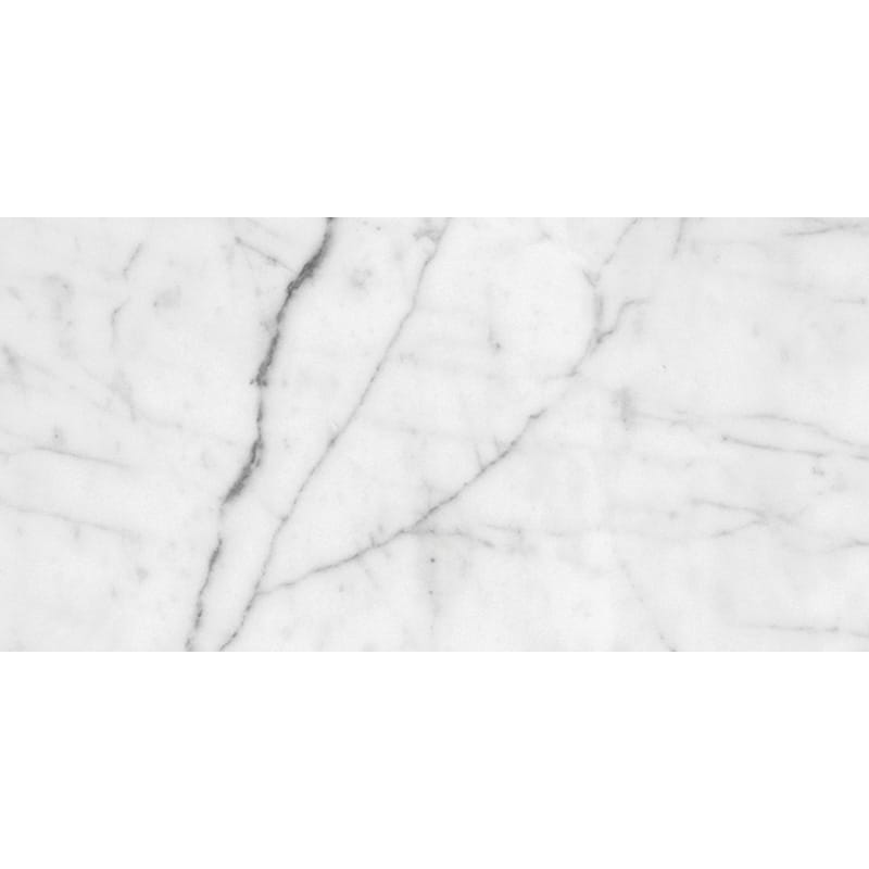white carrara select marble natural stone field tile rectangle shape honed finish 2 and 3 of 4 by 5 and 1 of 2 by 3 of 8 straight edge for interior and exterior applications in shower kitchen bathroom backsplash floor and wall produced by marble systems and distributed by surface group international