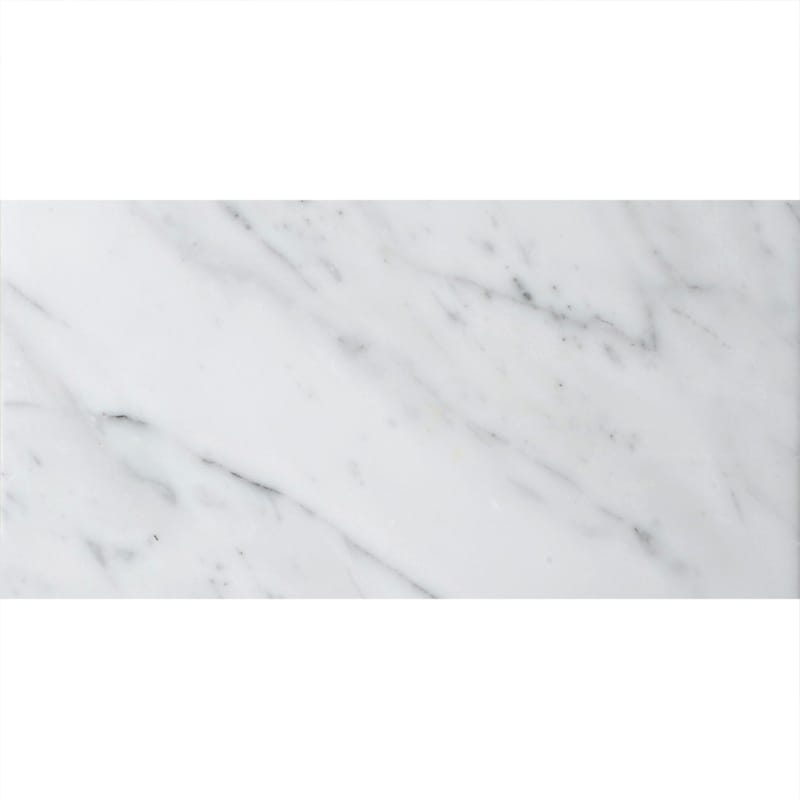 statuarietto marble natural stone field tile rectangle shape polished finish 12 by 24 by 3 of 8 straight edge for interior and exterior applications in shower kitchen bathroom backsplash floor and wall produced by marble systems and distributed by surface group international