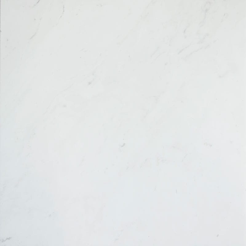 new snow white marble natural stone field tile square shape polished finish 24 by 24 by 3 of 4 straight edge for interior and exterior applications in shower kitchen bathroom backsplash floor and wall produced by marble systems and distributed by surface group international