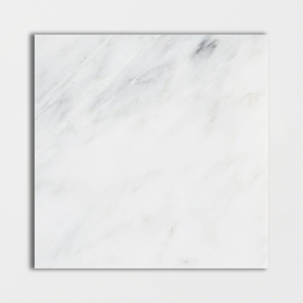 calacatta bella marble natural stone field tile square shape honed finish 12 by 12 by 3 of 8 straight edge for interior and exterior applications in shower kitchen bathroom backsplash floor and wall produced by marble systems and distributed by surface group international