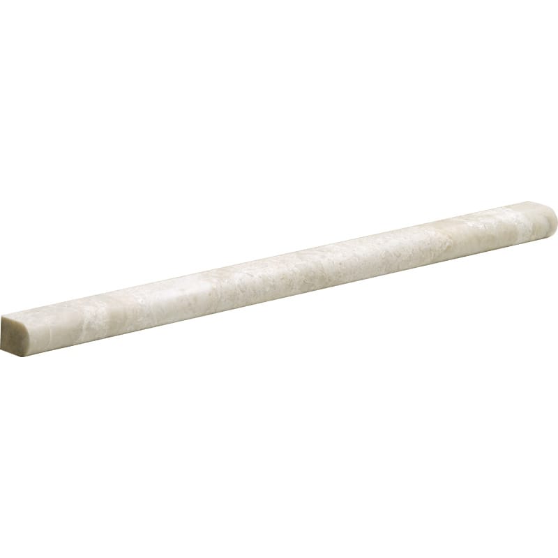 diana royal marble natural stone molding pencil liner trim honed finish 1 of 2 by 12 by 11 of 16 straight edge for interior and exterior applications in shower kitchen bathroom backsplash floor and wall produced by marble systems and distributed by surface group international