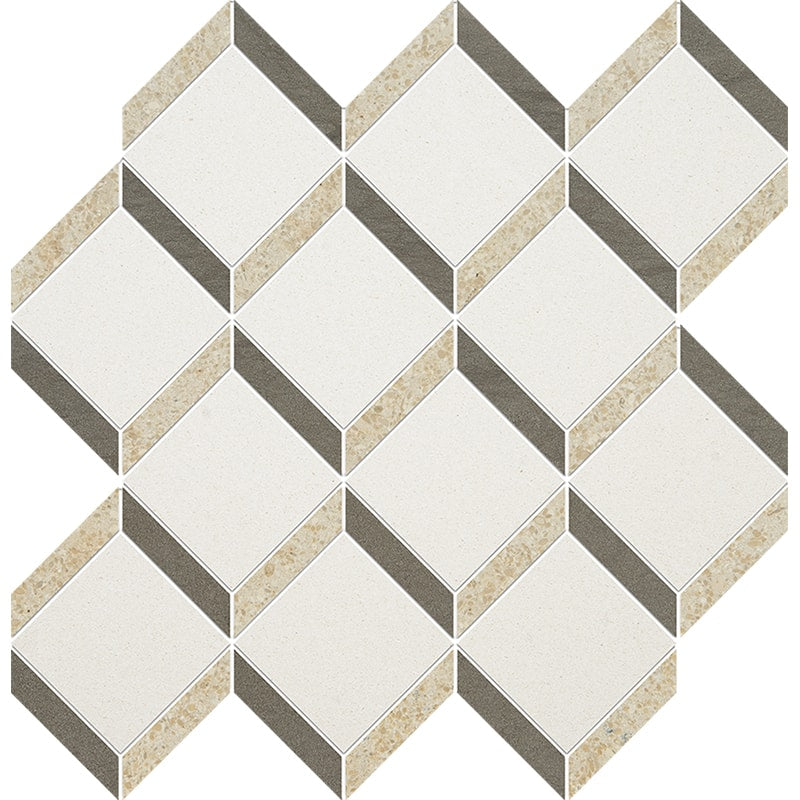 champagne seashell paradise marble limestone steps 3d multi shape natural stone mosaic sheet honed finish 14 and 9 of 16 by 14 and 15 of 16 by 3 of 8 straight edge for interior and exterior applications in shower kitchen bathroom backsplash floor and wall produced by marble systems and distributed by surface group international