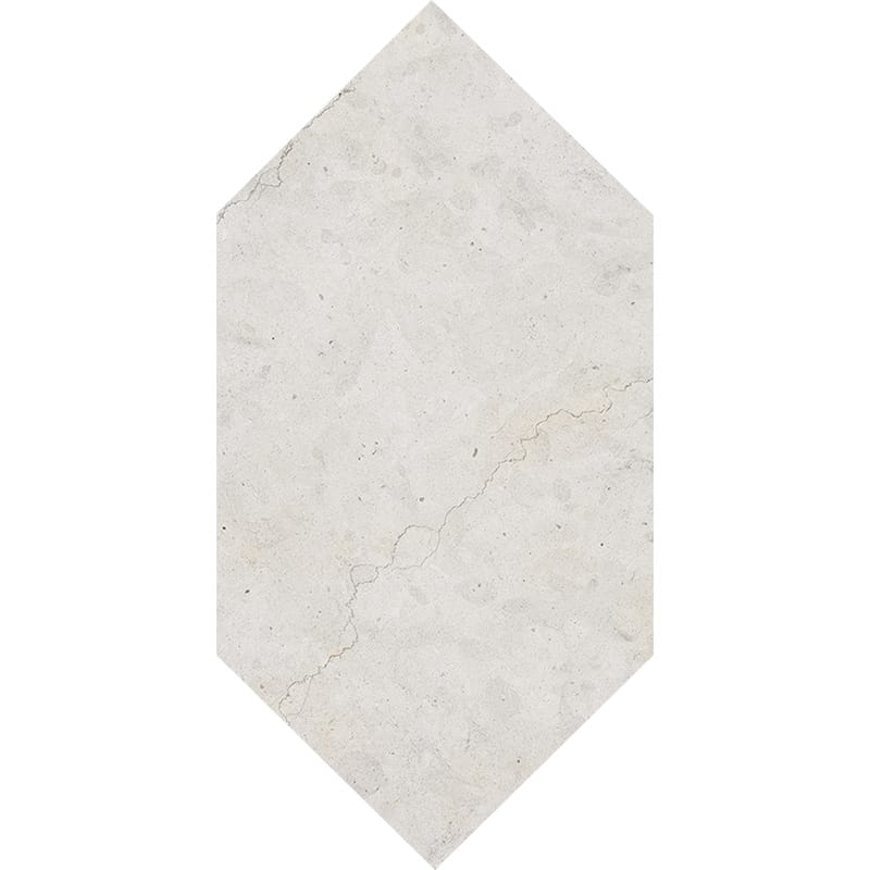 britannia limestone natural stone waterjet tile large picket shape honed finish 6 by 12 by 3 of 8 straight edge for interior and exterior applications in shower kitchen bathroom backsplash floor and wall produced by marble systems and distributed by surface group international