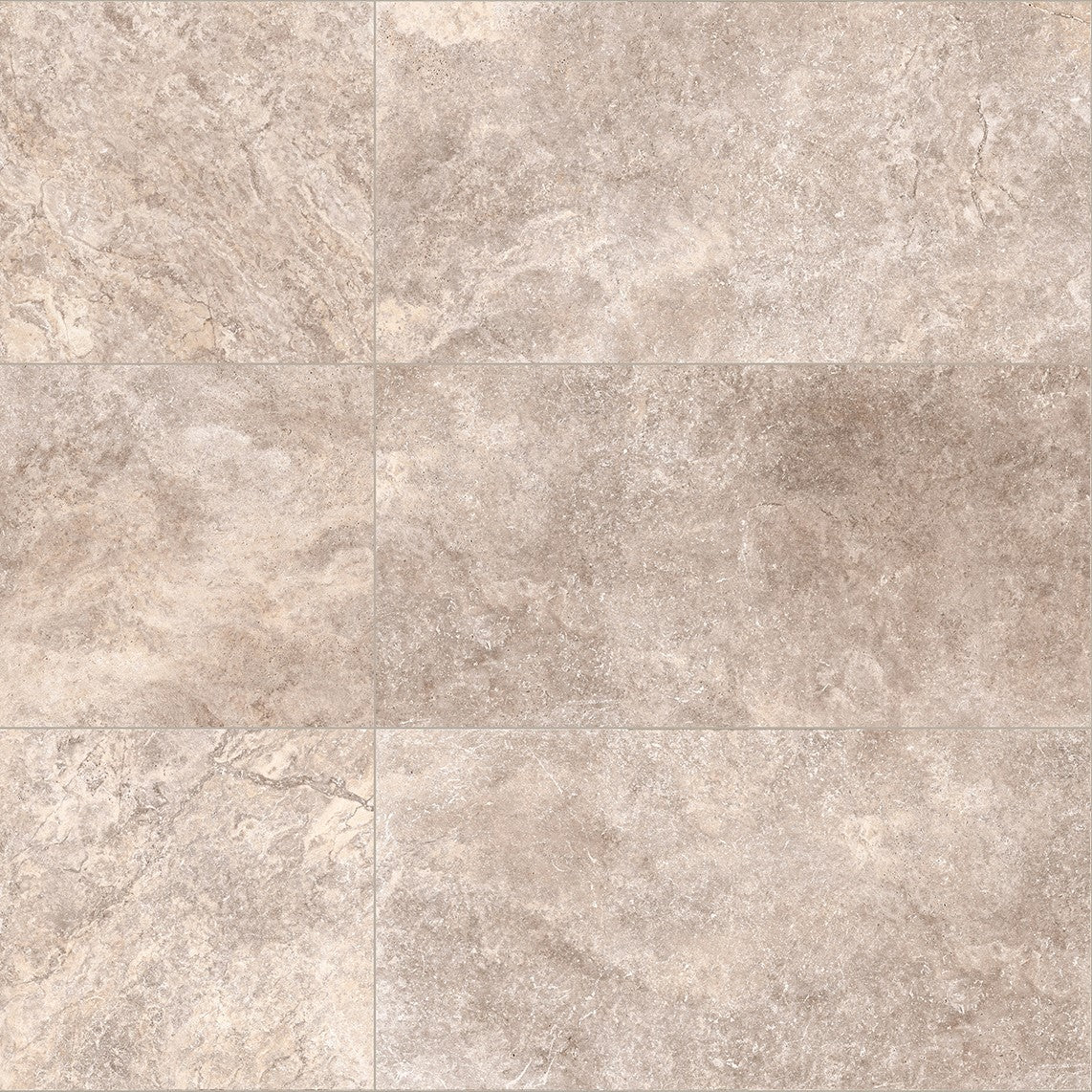 surface group international frontier 20 porcelain paving tile travertine silver cross cut 24x48 for outdoor application manufactured by landmark