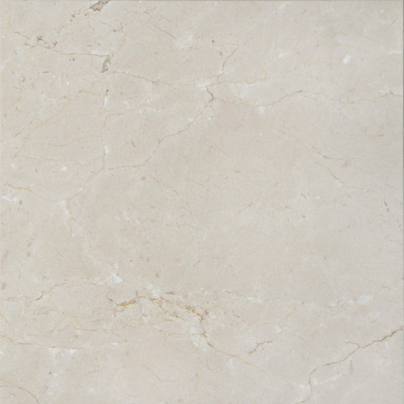 crema marfil marble natural stone field tile square shape polished finish 24 by 24 by 3 of 4 straight edge for interior and exterior applications in shower kitchen bathroom backsplash floor and wall produced by marble systems and distributed by surface group international