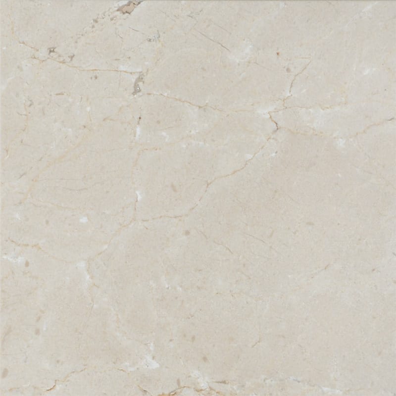 crema marfil marble natural stone field tile square shape polished finish 12 by 12 by 3 of 8 straight edge for interior and exterior applications in shower kitchen bathroom backsplash floor and wall produced by marble systems and distributed by surface group international
