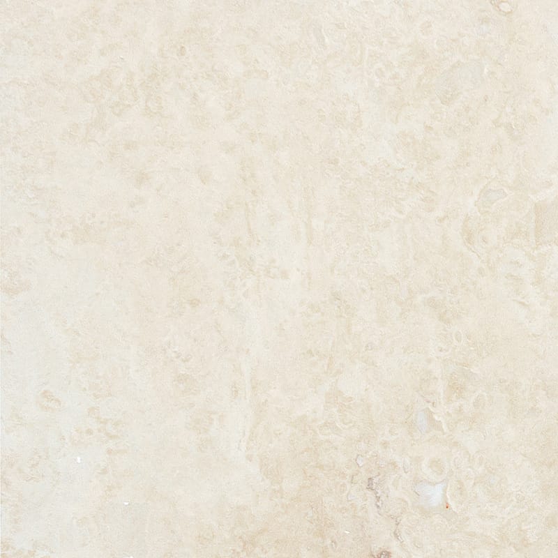 ivory light travertine natural stone field tile square shape honed finish filled 24 by 24 by 1 of 2 straight edge for interior and exterior applications in shower kitchen bathroom backsplash floor and wall produced by marble systems and distributed by surface group international