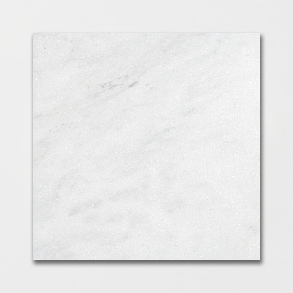 glacier marble natural stone field tile square shape honed finish 12 by 12 by 3 of 8 straight edge for interior and exterior applications in shower kitchen bathroom backsplash floor and wall produced by marble systems and distributed by surface group international