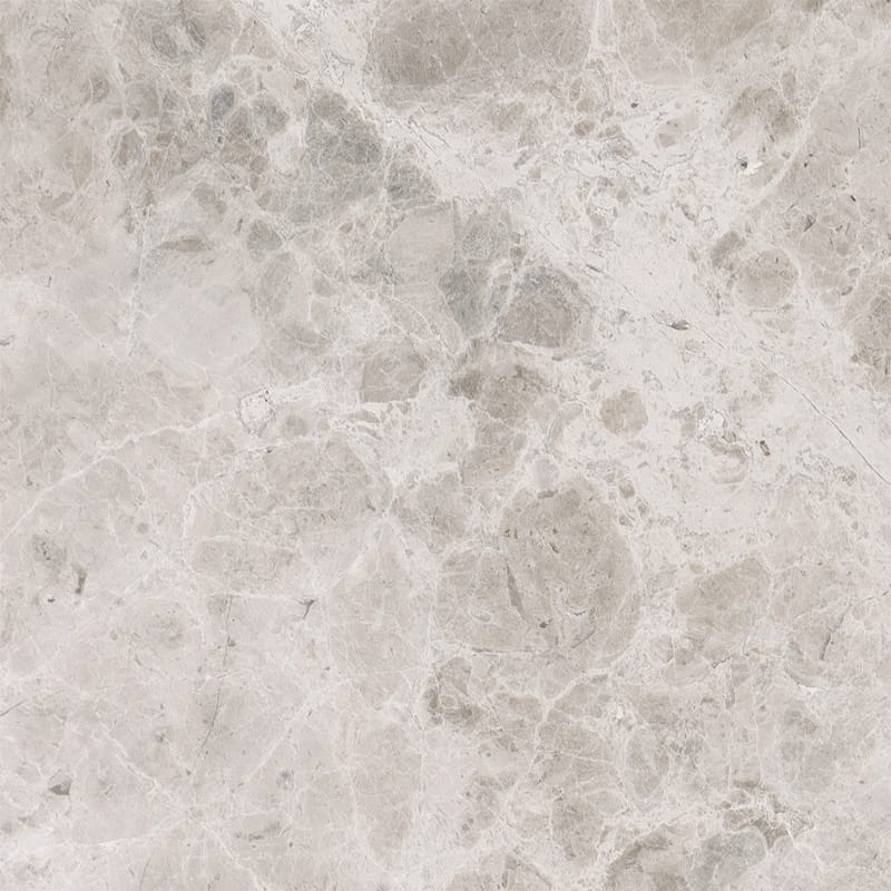 silver clouds marble natural stone field tile square shape polished finish 4 by 4 by 3 of 8 straight edge for interior and exterior applications in shower kitchen bathroom backsplash floor and wall produced by marble systems and distributed by surface group international