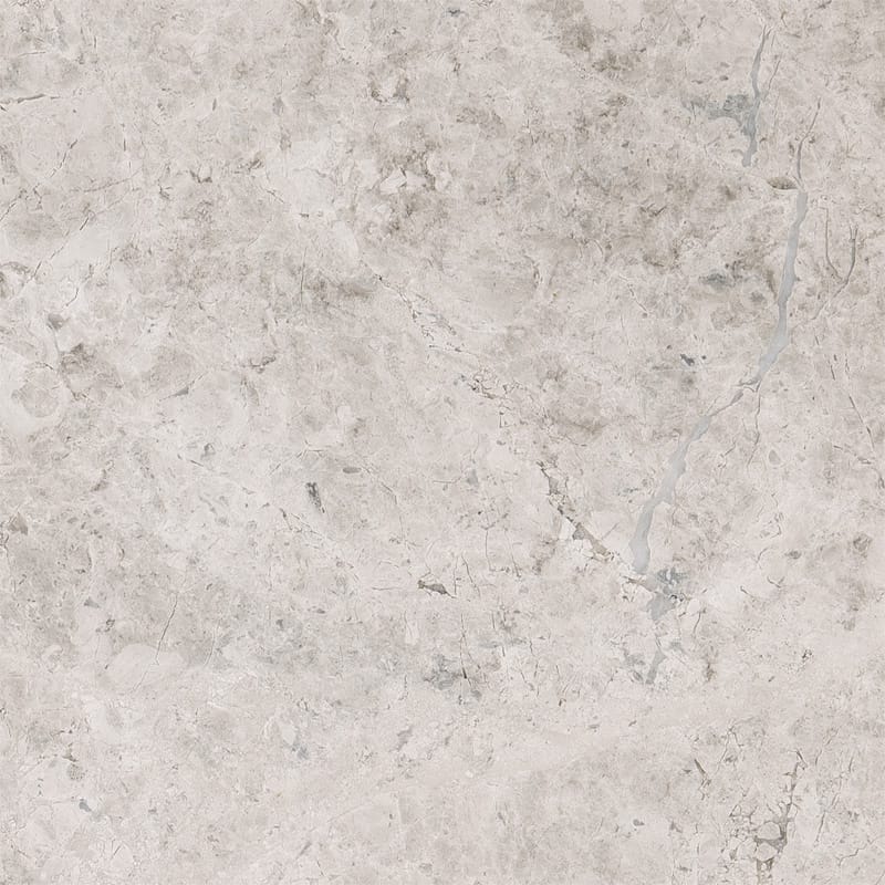 silver shadow marble natural stone field tile square shape honed finish 4 by 4 by 3 of 8 straight edge for interior and exterior applications in shower kitchen bathroom backsplash floor and wall produced by marble systems and distributed by surface group international
