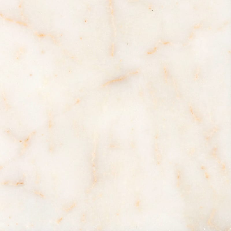 afyon sugar marble natural stone field tile square shape polished finish 4 by 4 by 3 of 8 straight edge for interior and exterior applications in shower kitchen bathroom backsplash floor and wall produced by marble systems and distributed by surface group international